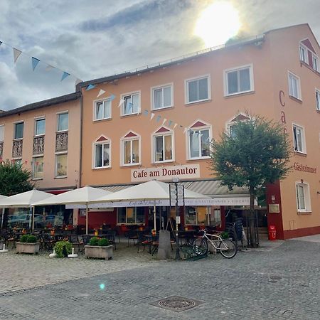 Cafe Am Donautor Hotel Kelheim Luaran gambar