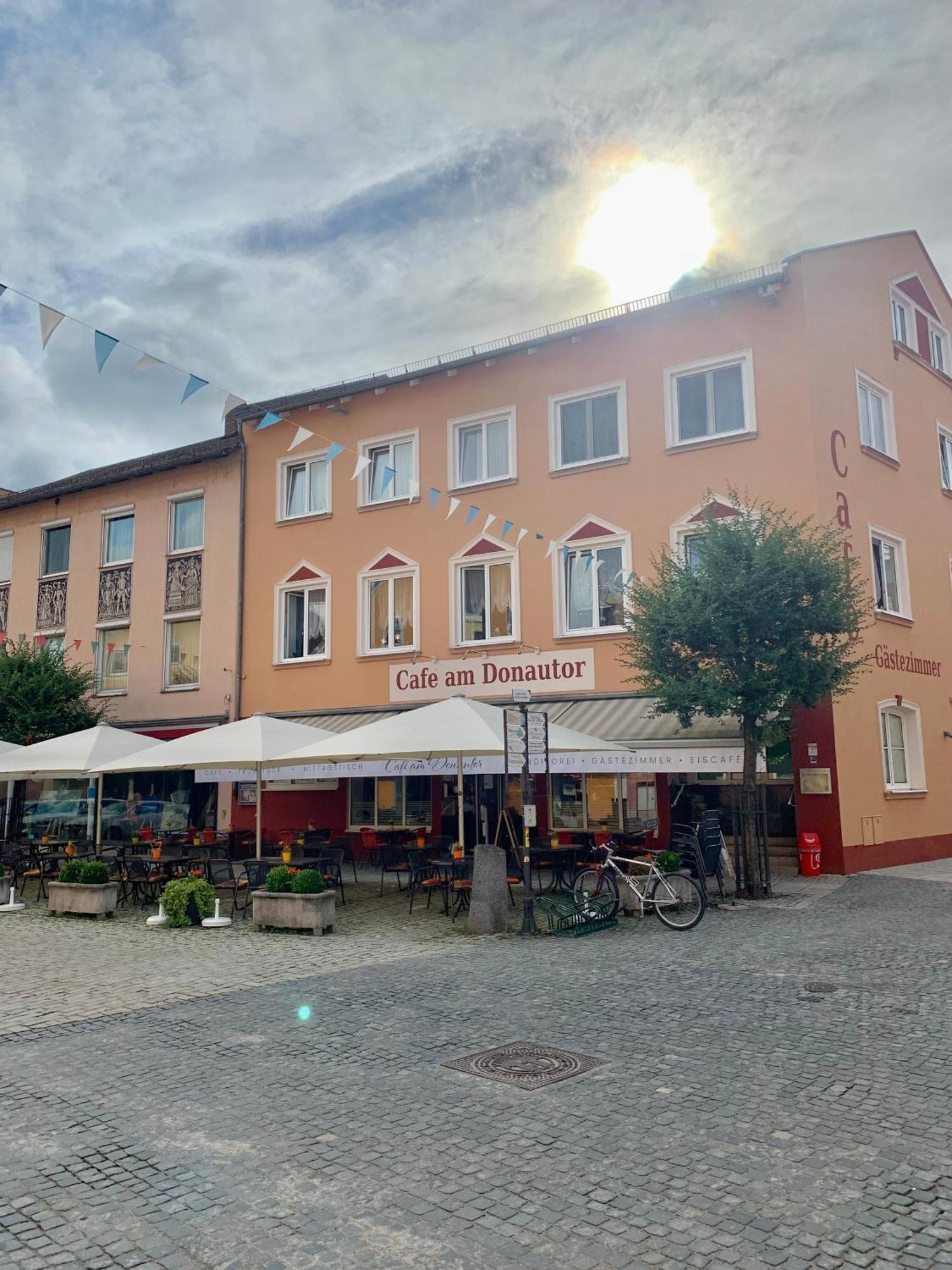 Cafe Am Donautor Hotel Kelheim Luaran gambar
